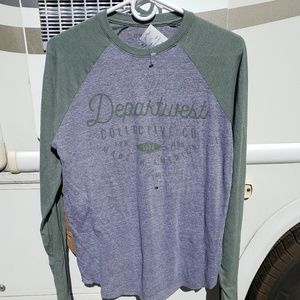 DEPARTMENTWEST LONG SLEEVE RAGLAN T-SHIRT